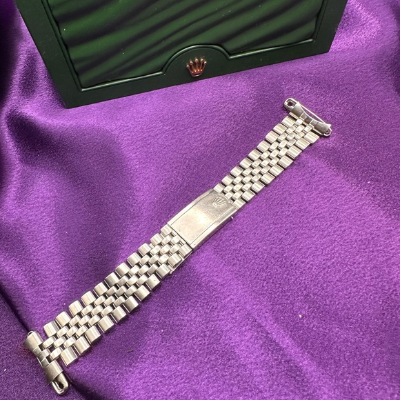 Rolex Vintage Stainless Steel Jubilee Bracelet 19mm - Picture 1 of 11